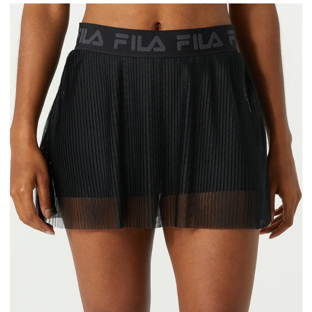 Black tennis skirt